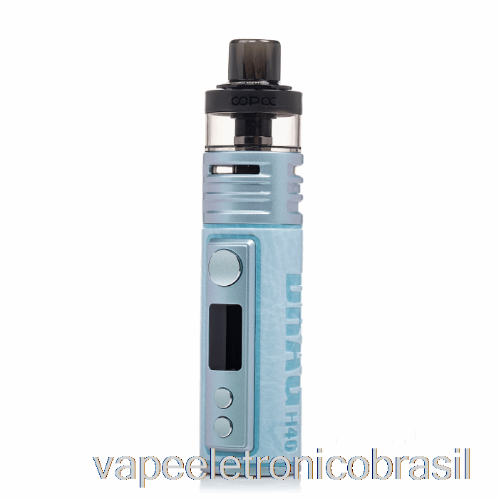 Vape Eletrônico Voopoo Drag H40 Pod Mod Kit Azul Neve